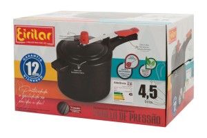 Panela de Pressão Eirilar Antiaderente 4,5L - Eirilar